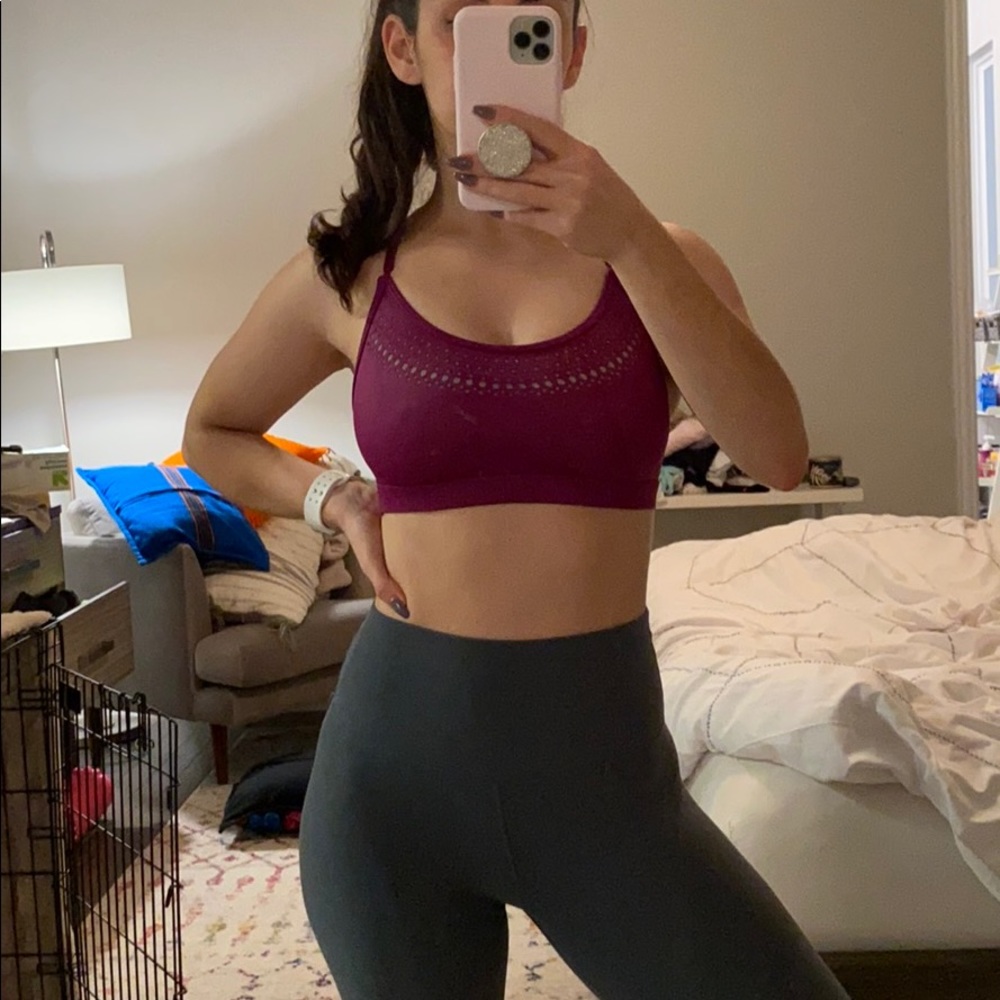 Bright pink/purple Victoria Sport sports bra